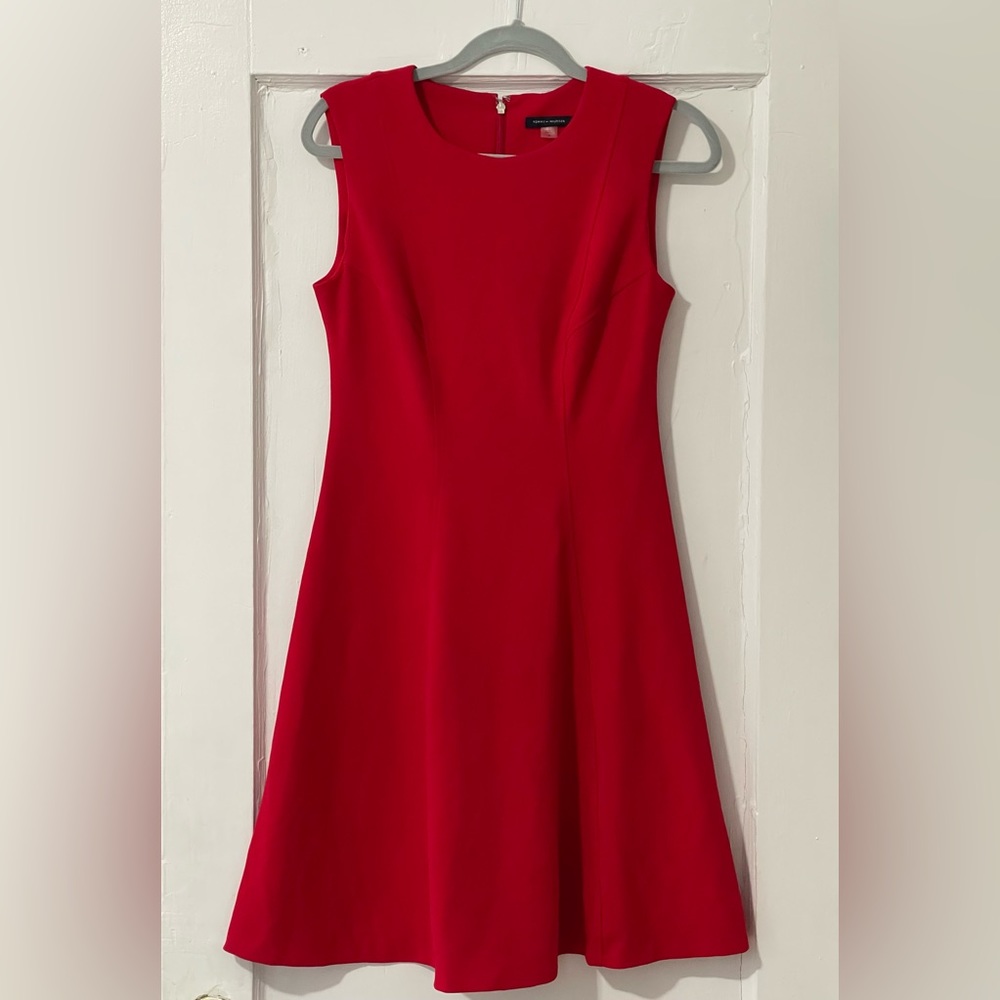 Tommy Hilfiger Red A Line dress